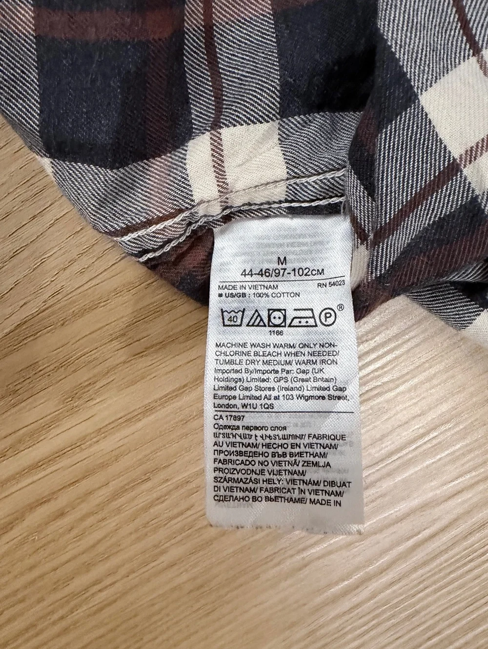 Banana Republic Luxe Flannel Plaid Shirt Men’s Medium